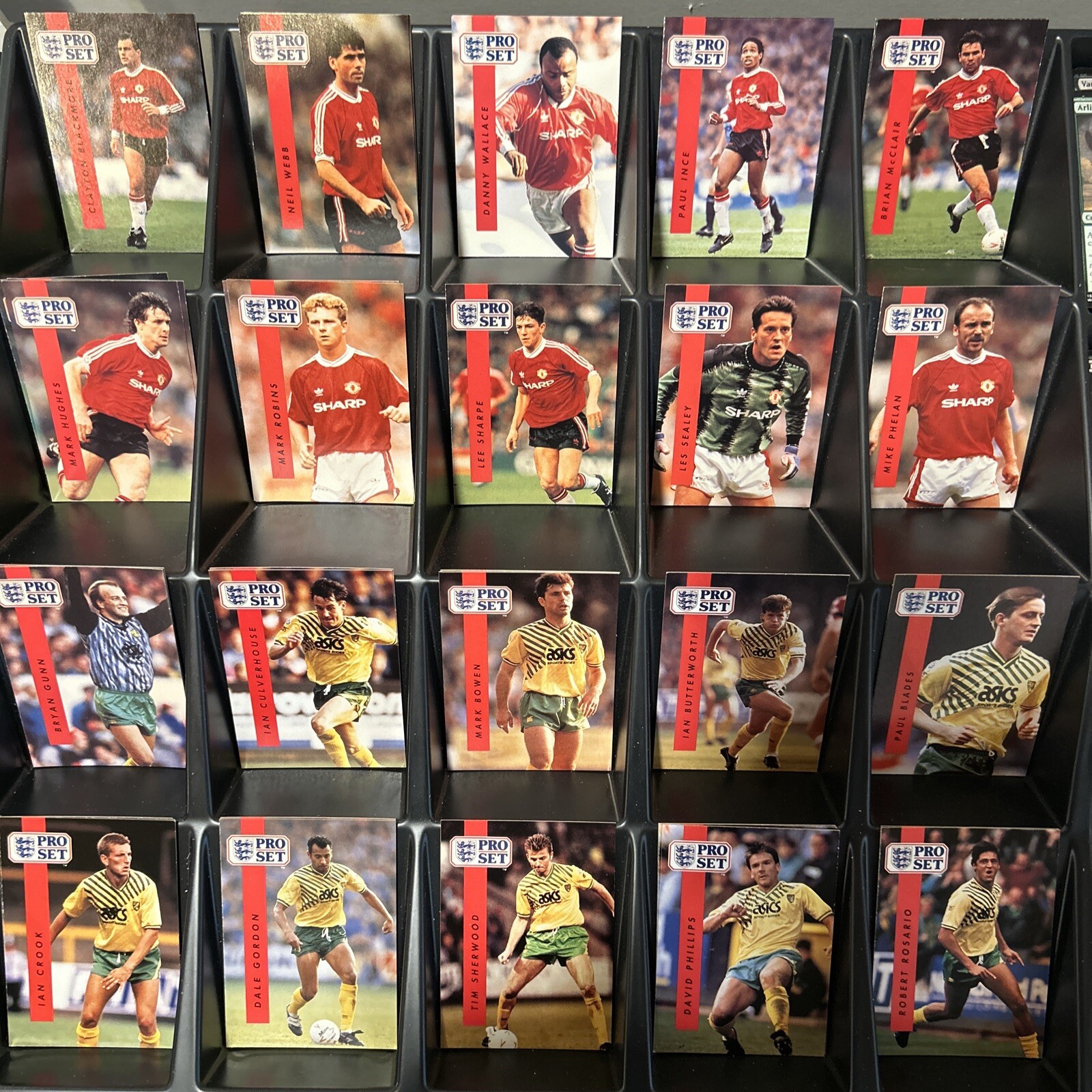 1990-91 Pro Set EPL English League Soccer Cards YOU PICK 1-199