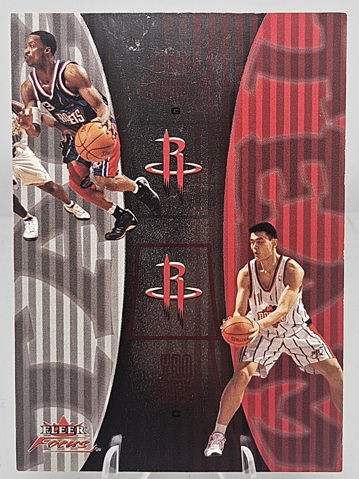 Yao Ming – Steve Francis 2003-04 Fleer Focus Tag Team /350 #6 of 15TT Rockets