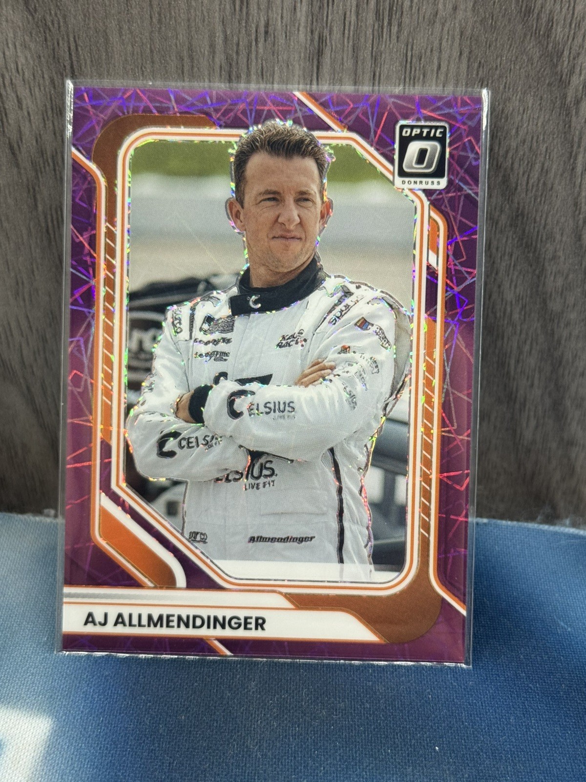 2026 Panini Donruss Nascar A.J. Allmendinger Optic Purple Laser /59