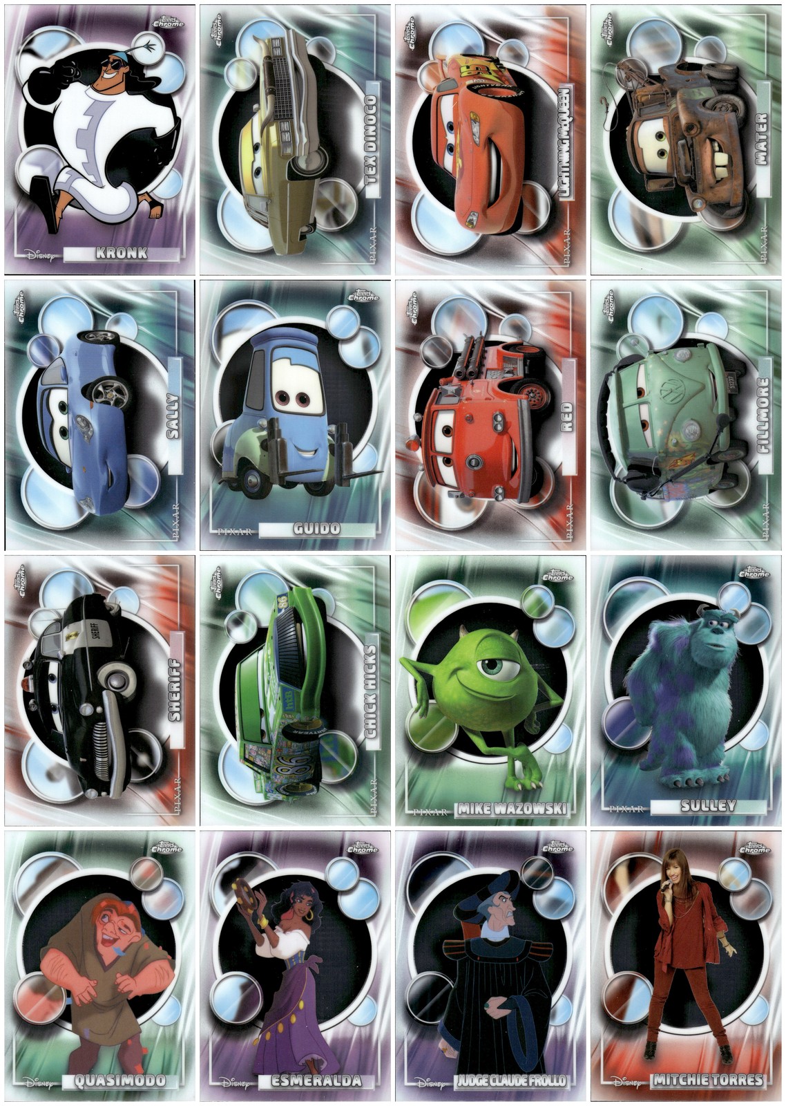 2026 Topps Chrome Disney Base You-Pick / Complete Your Set
