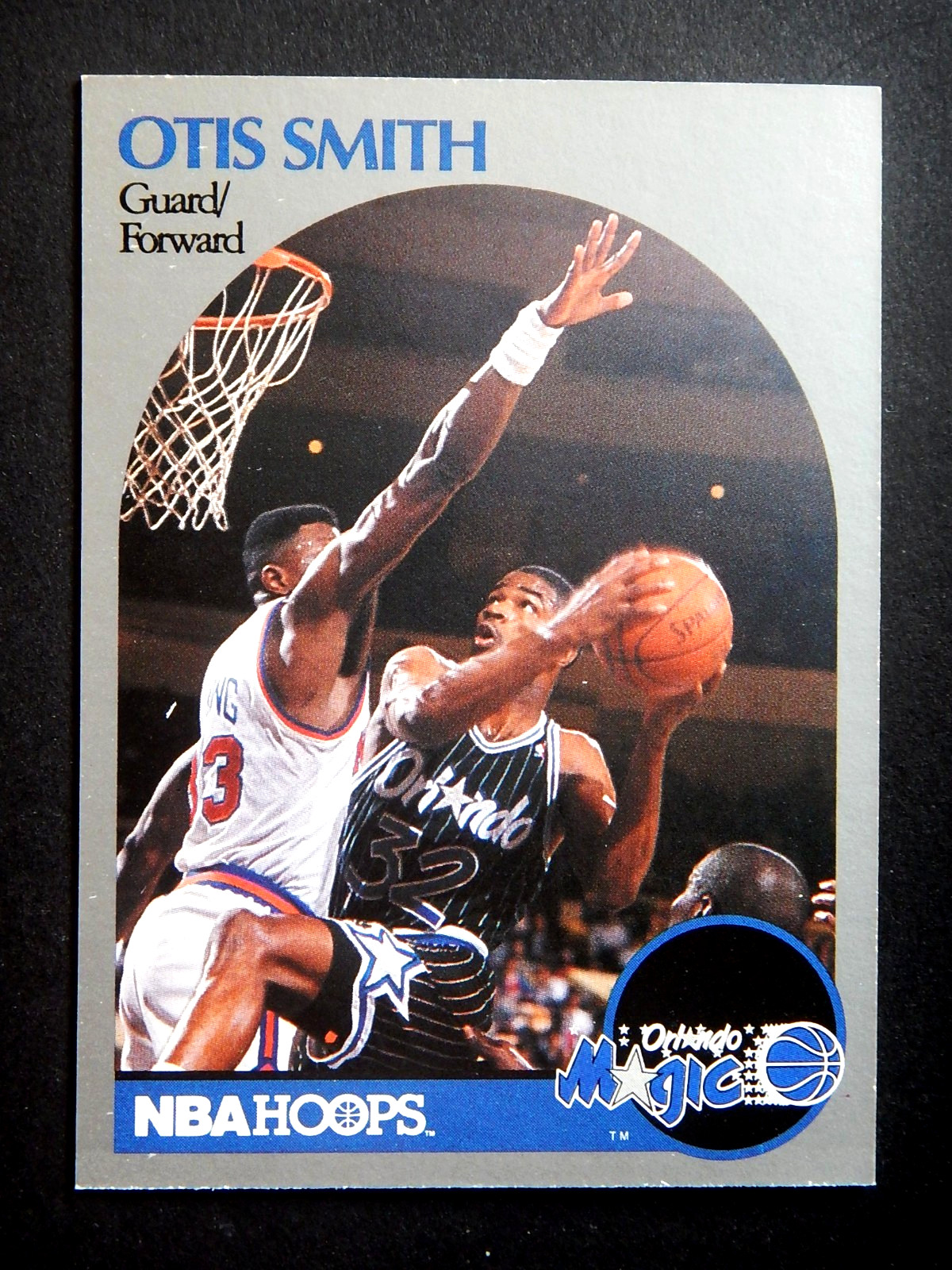 Otis Smith #221 NBA Hoops 1990 Basketball Card (Orlando Magic)