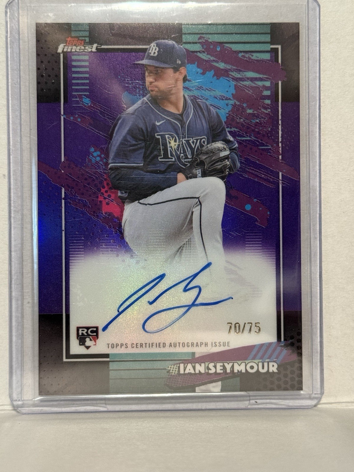 2026 Topps Finest Autographs #FA-IS Ian Seymour Tampa Bay Rays