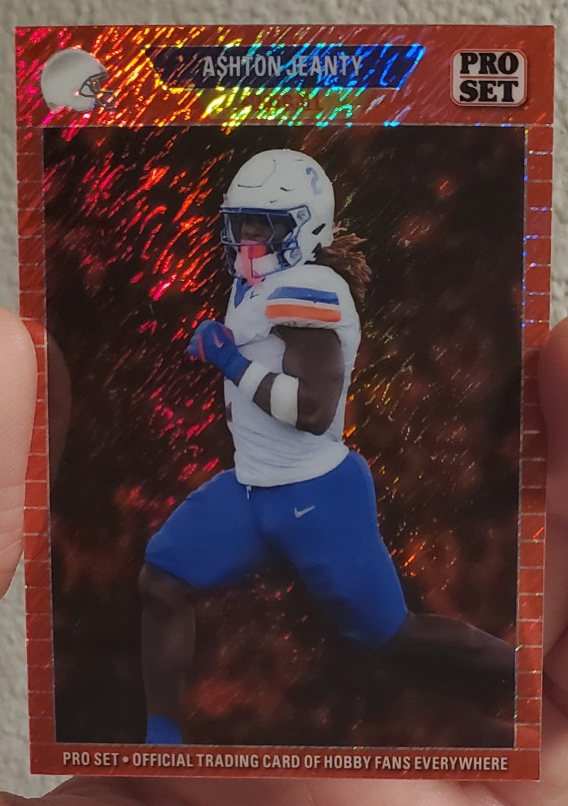 ASHTON JEANTY 2024 Leaf Collective Promotional Set 1989 Pro Shimmer #89B-1 #/299