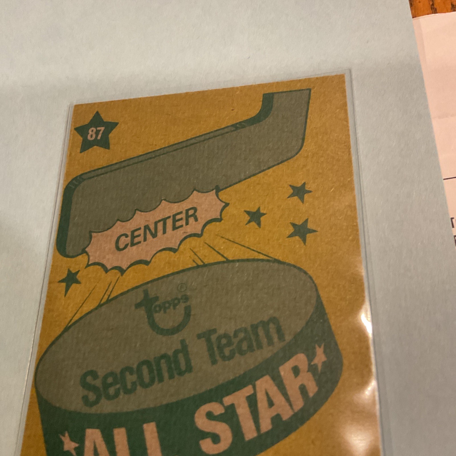 1980 Topps Wayne Gretzky #87 2nd Team All-Star Unscratched Hockey NHL Card