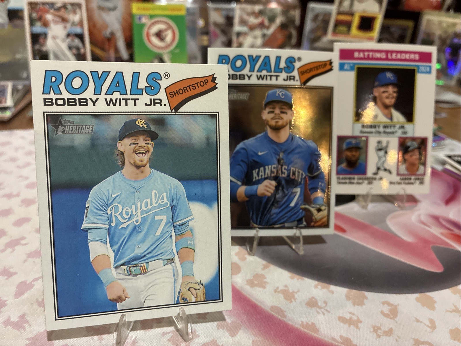 Bobby Witt Jr. 2026 Topps Heritage Image Variation SSP #160 KC Royals +2 Chrome