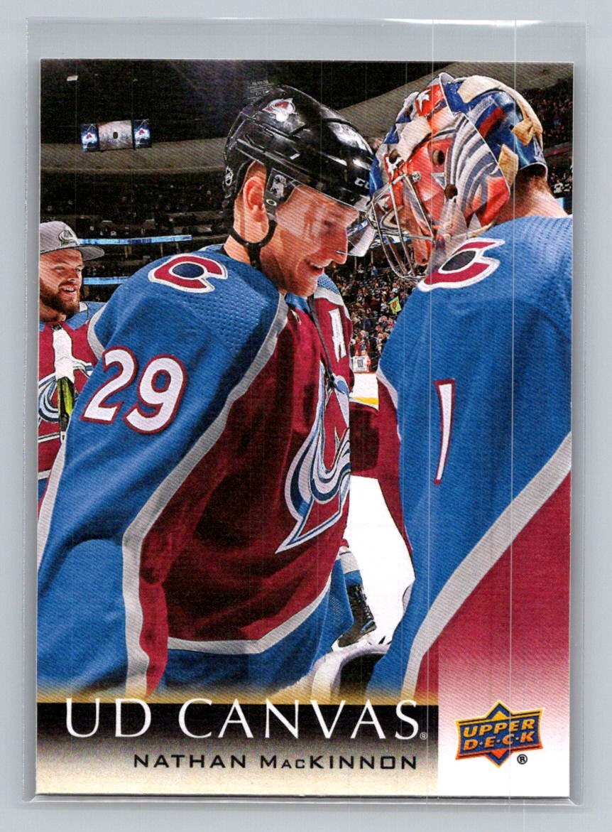 2018-19 Upper Deck #C20 Nathan MacKinnon UD Canvas