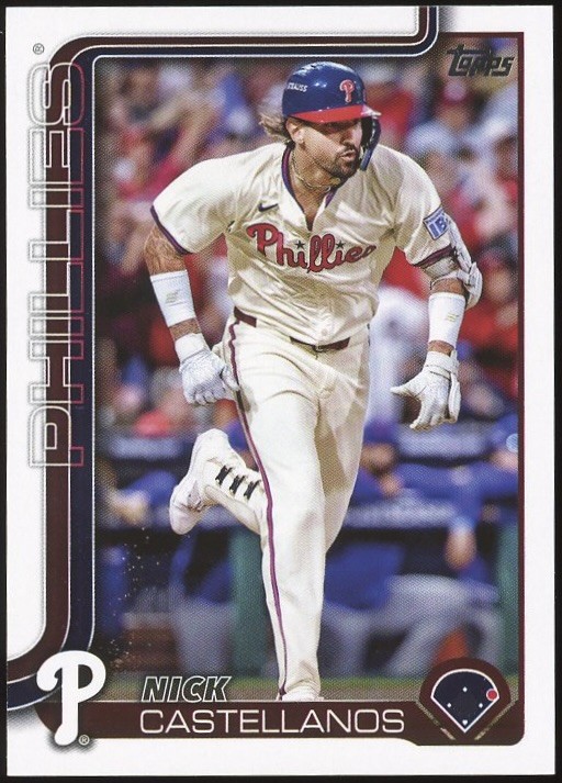 2025 Topps #427 Nick Castellanos Philadelphia Phillies Baseball Card