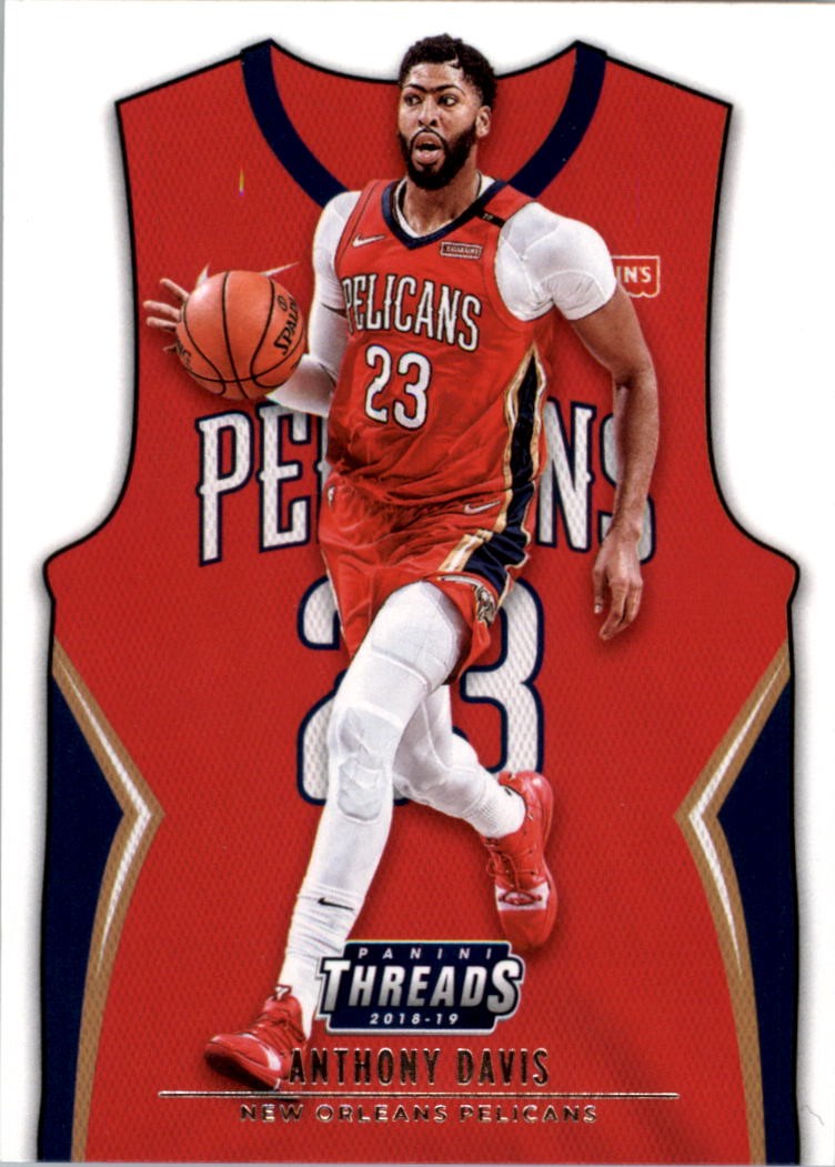 2018-19 Panini Threads #219 Anthony Davis STAT SP – BSK