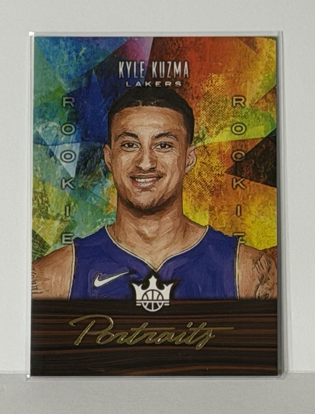 2017-18 Panini Court Kings Rookie Portraits #23 Kyle Kuzma 118/175 Lakers