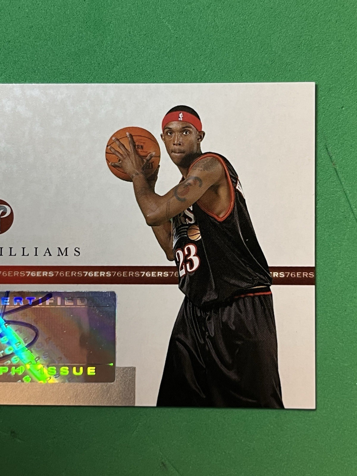 2005-06 Topps Pristine – Personal Endorsements Autographs Louis Williams #PEC-LW