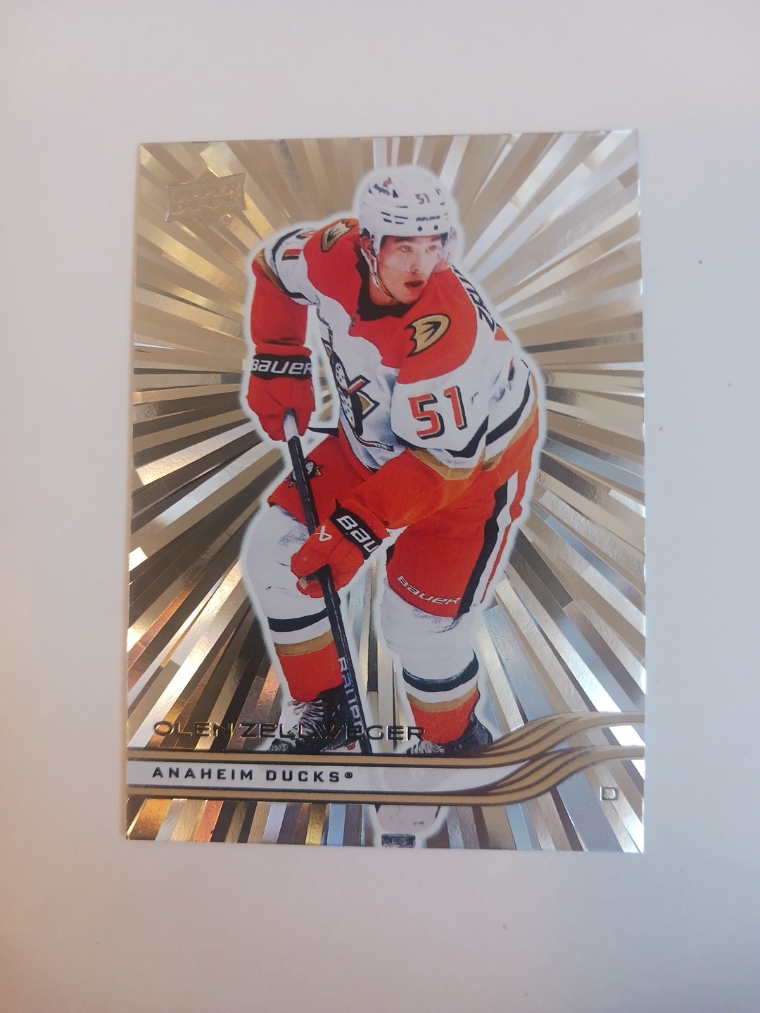 2025-26 Upper Deck Series 2 Olen Zellweger Outburst #251 Ducks