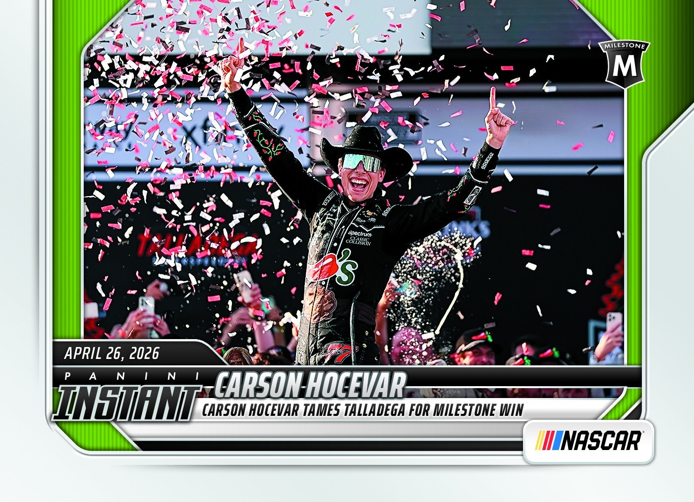 2026 Panini Instant NASCAR #31 Carson Hocevar Spire Motorsports PRESALE