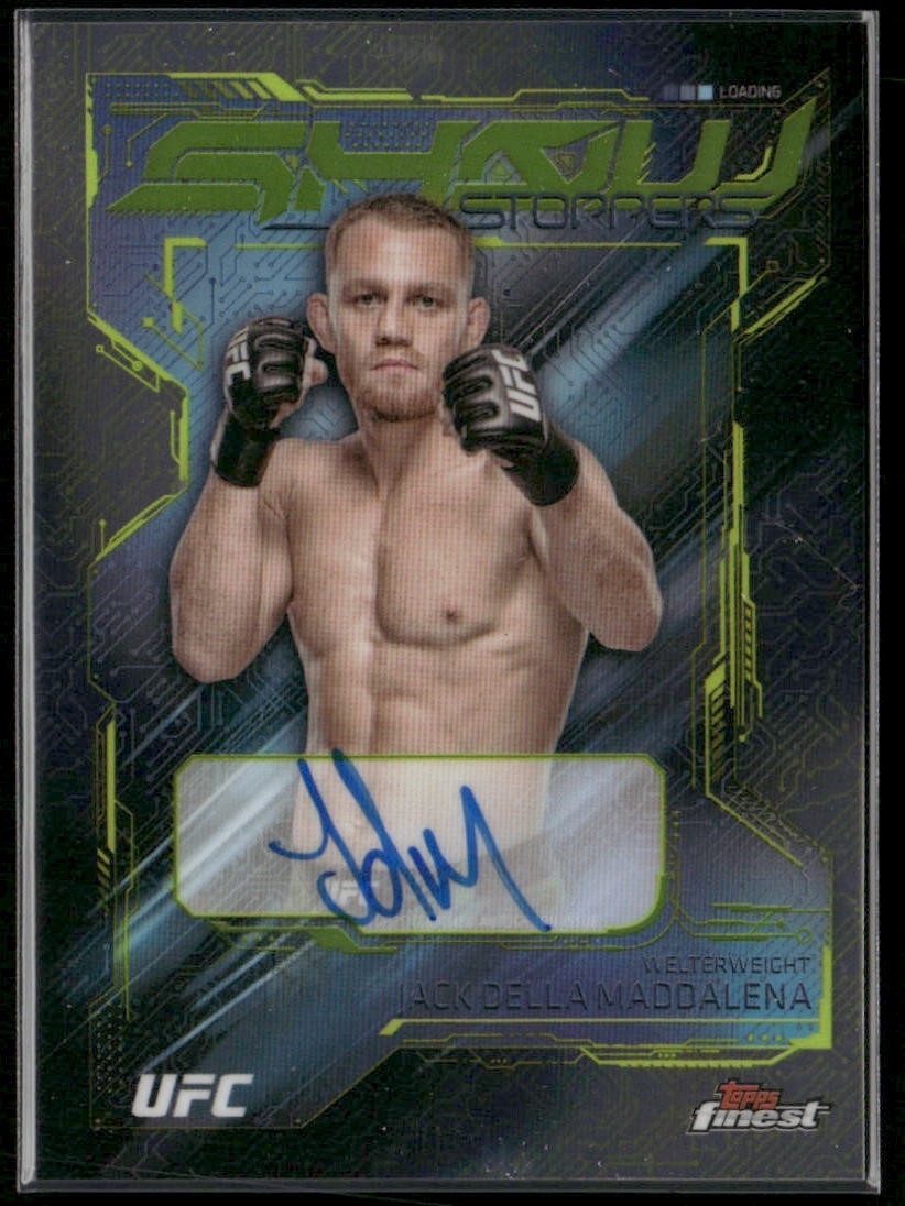 2025 Topps Finest UFC Jack Della Maddalena Auto