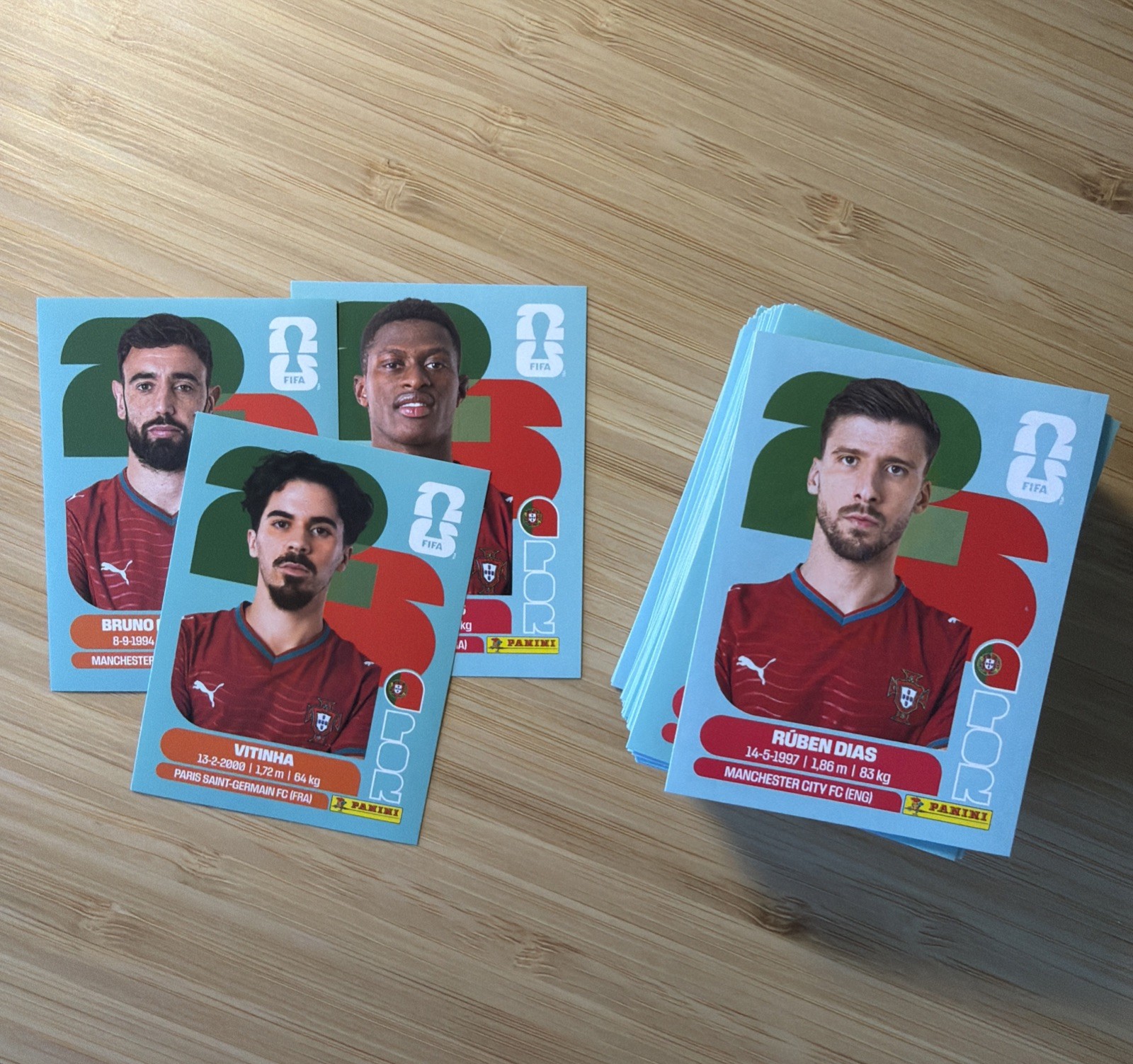 Panini FIFA World Cup 2026 Album – PORTUGAL SINGLE STICKERS – FREE SHIPPING