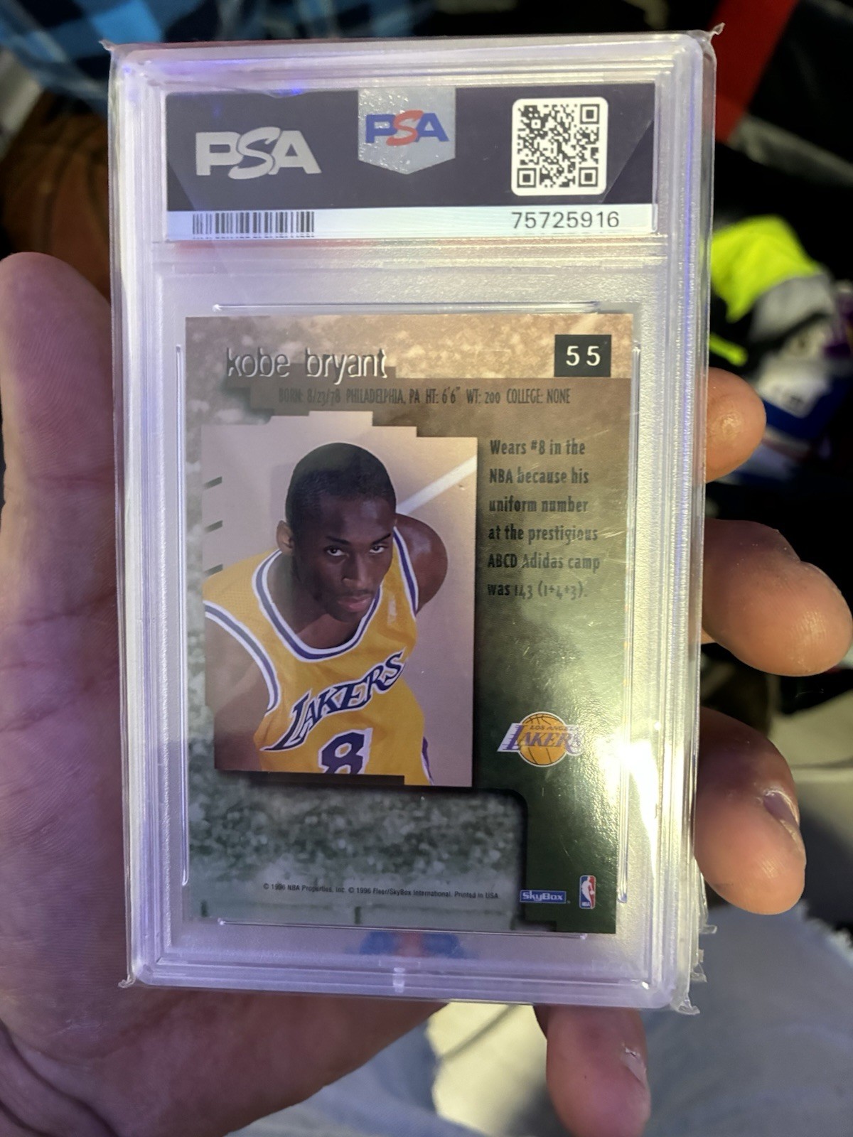 CHASE PACK RE-pack 1996-97 Skybox Premium – Kobe Bryant #55