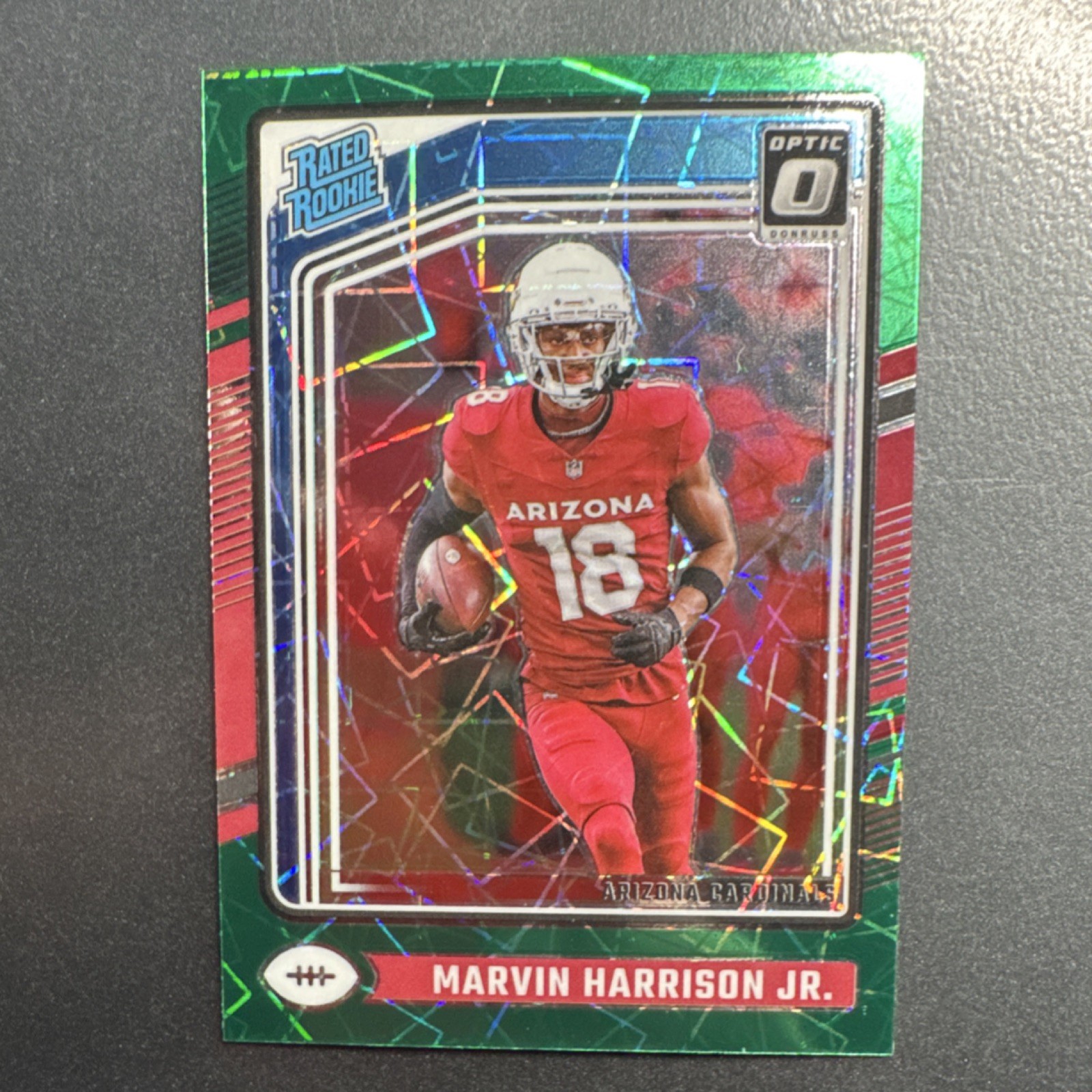 2024 Panini Donruss Optic Rated Rookie Green Velocity Prizm Marvin Harrison Jr.…