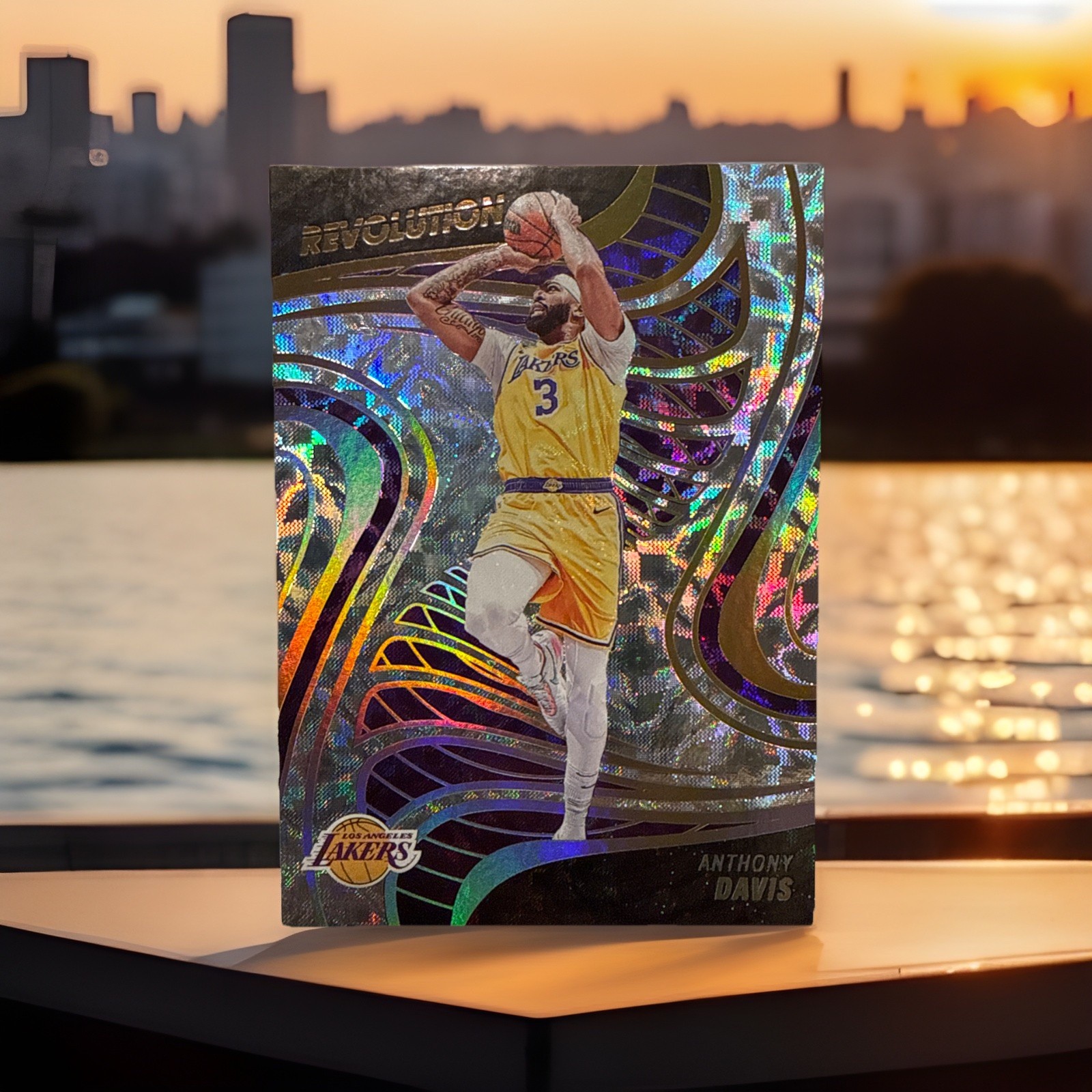 2022-23 Panini Evolution Anthony Davis Gold Asia 5/10 Lakers #51