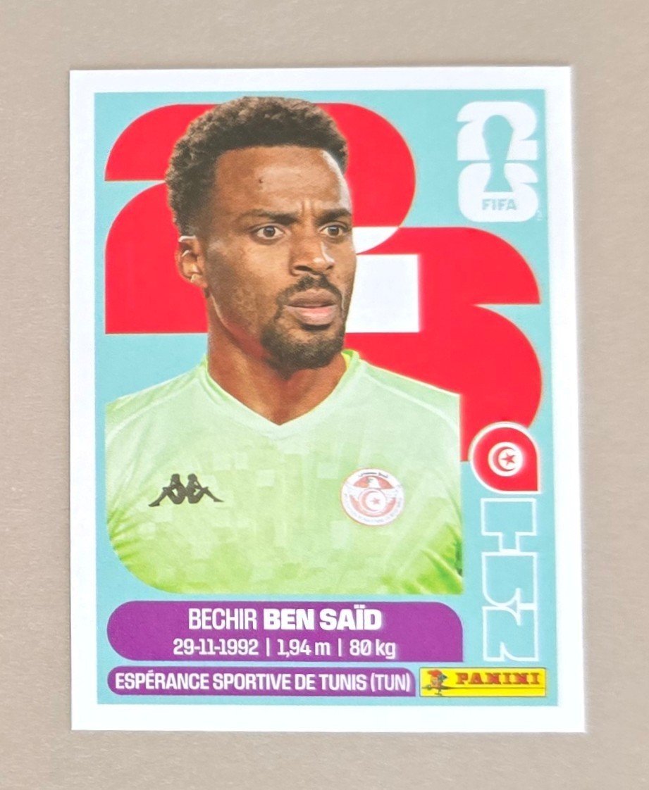 2026 Panini FIFA World Cup Sticker Bechir Ben Said #TUN 2 Tunisia