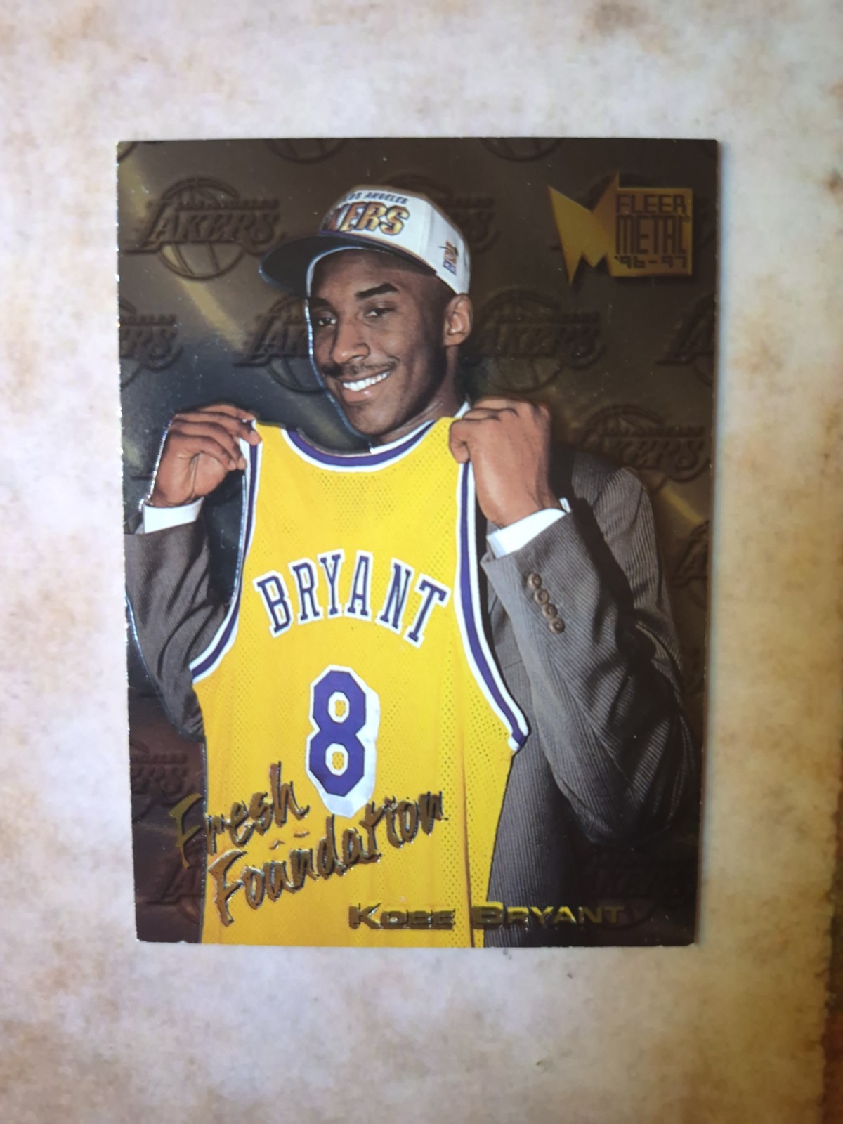 1996-97 Fleer Metal Kobe Bryant #137 Fresh Foundation Rookie RC Lakers