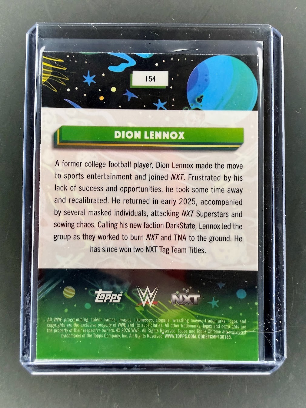 2026 Topps Cosmic Chrome WWE Base Cards Inserts Pick Your Card Finish Your Set