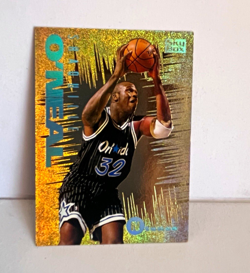 : 1995-96 SkyBox Premium Meltdown Shaquille O’Neal #M8 Shaq Orlando Magic Insert