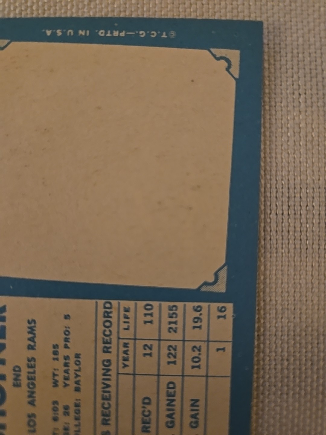 1961 Topps – Del Shofner #52 VG+