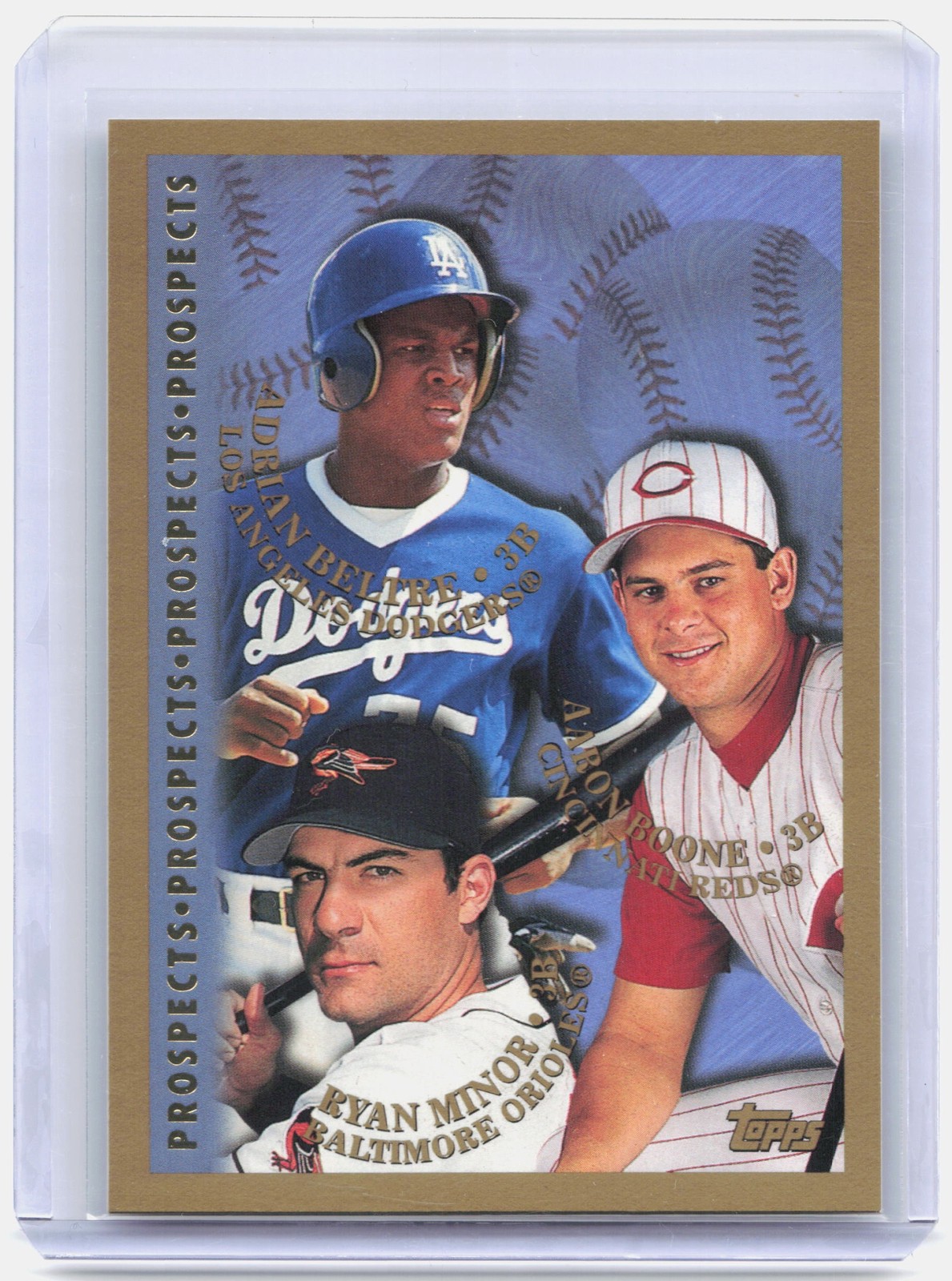1998 Topps #254 Aaron Boone / Adrian Beltre / Ryan Minor PROS, RC