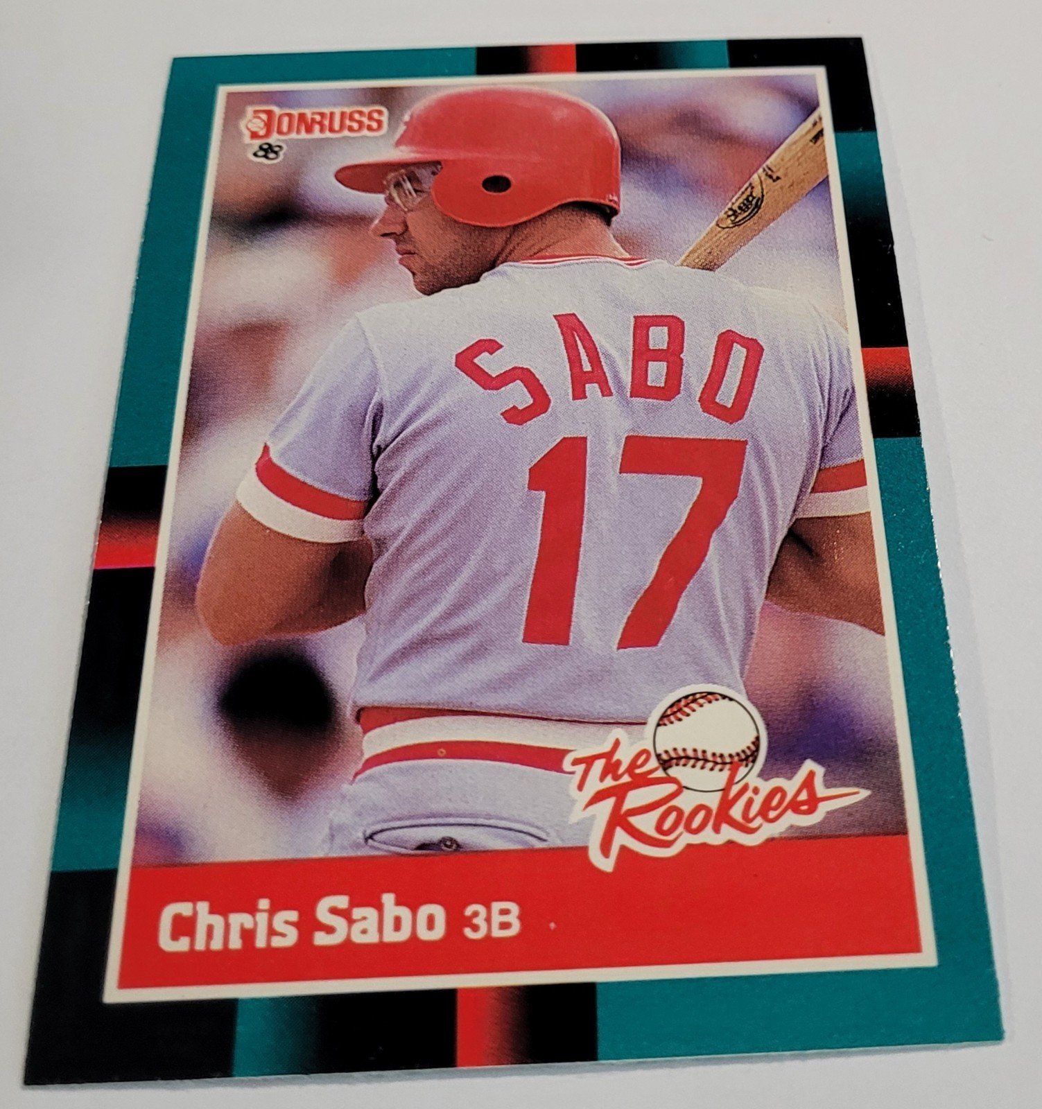 1988 Donruss Rookies # 30 Chris Sabo RC Cincinnati Reds
