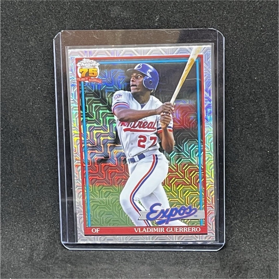 Topps 2026 Series 1 1991 Chrome Silver Pack Mojo Vladimir Guerrero #91C-9