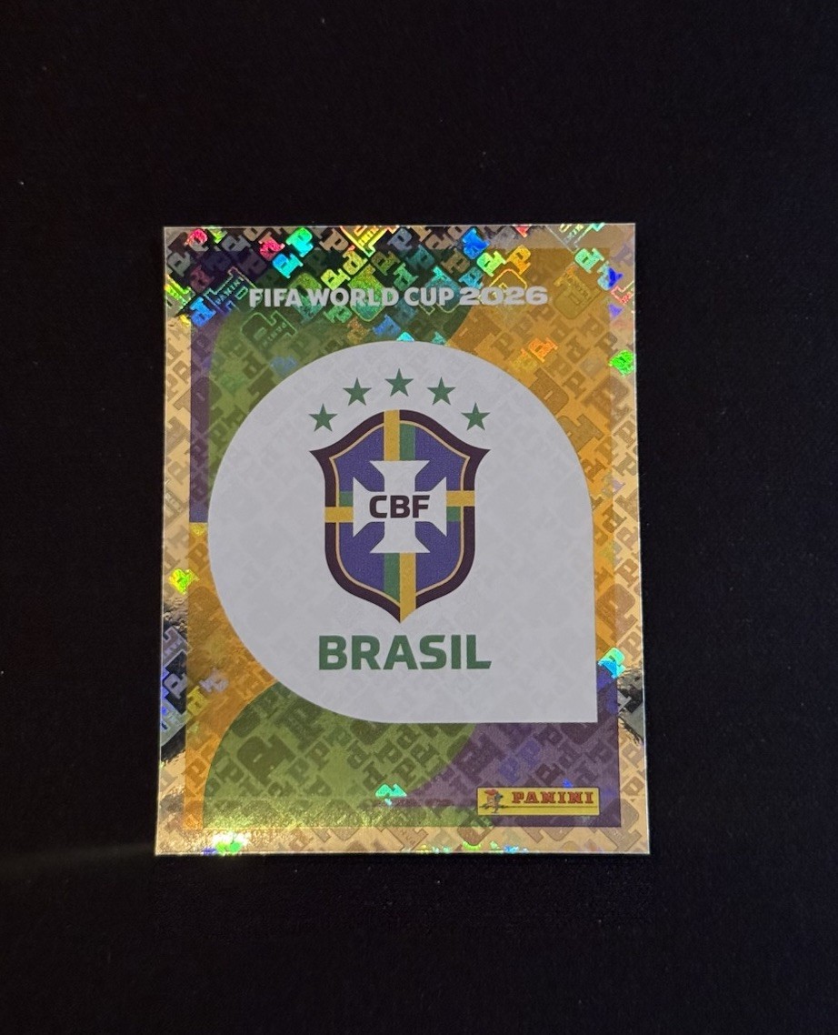 2026 Panini FIFA World Cup Sticker Brazil #BRA1 Team Logo
