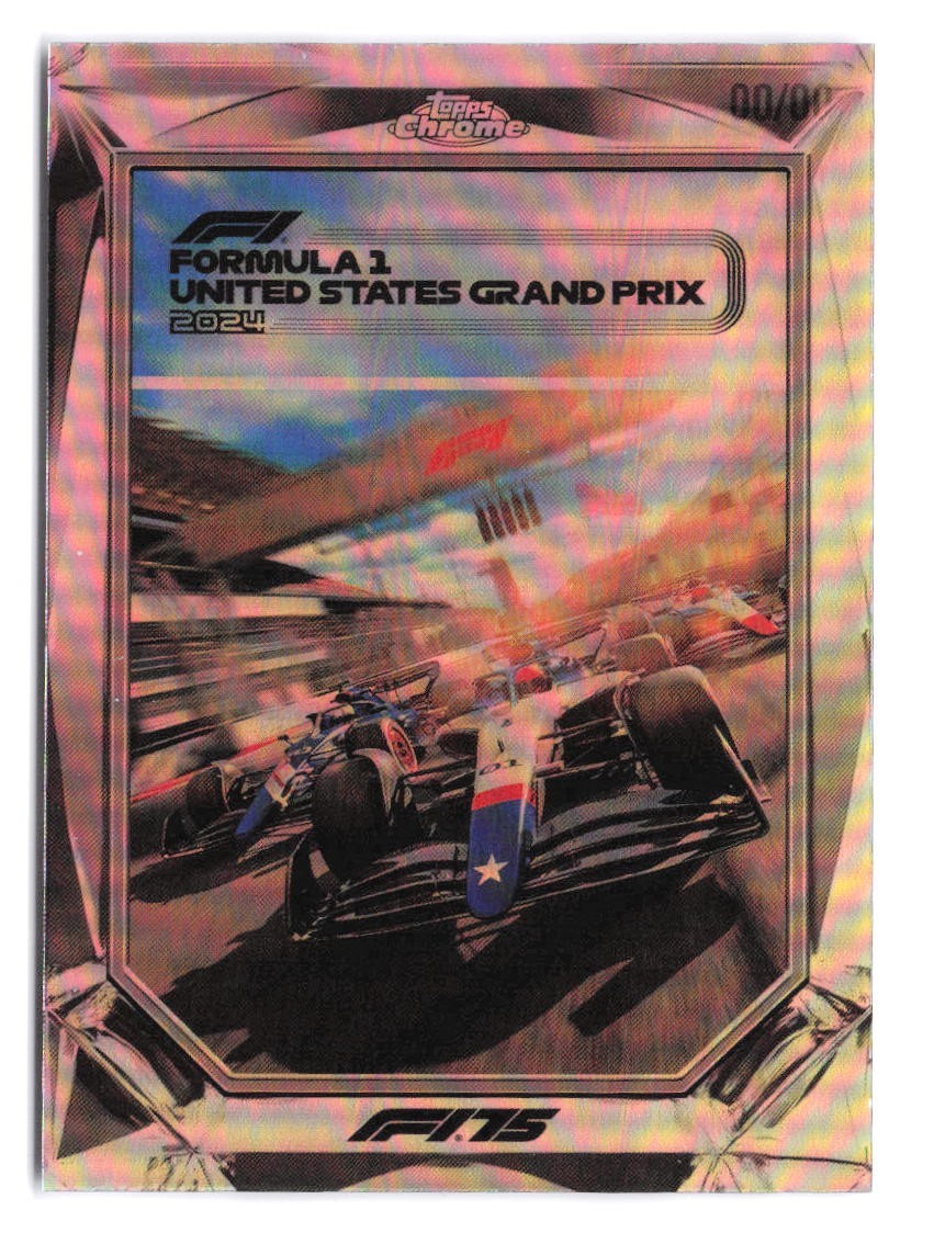2025 Topps Chrome F1 – United States Grand Prix 2024 #F175-8 Diamond Drives