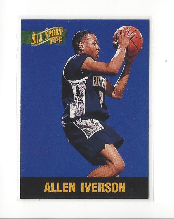 1996-97 Score Board All Sport PPF #80 Allen Iverson RC Rookie 76ers