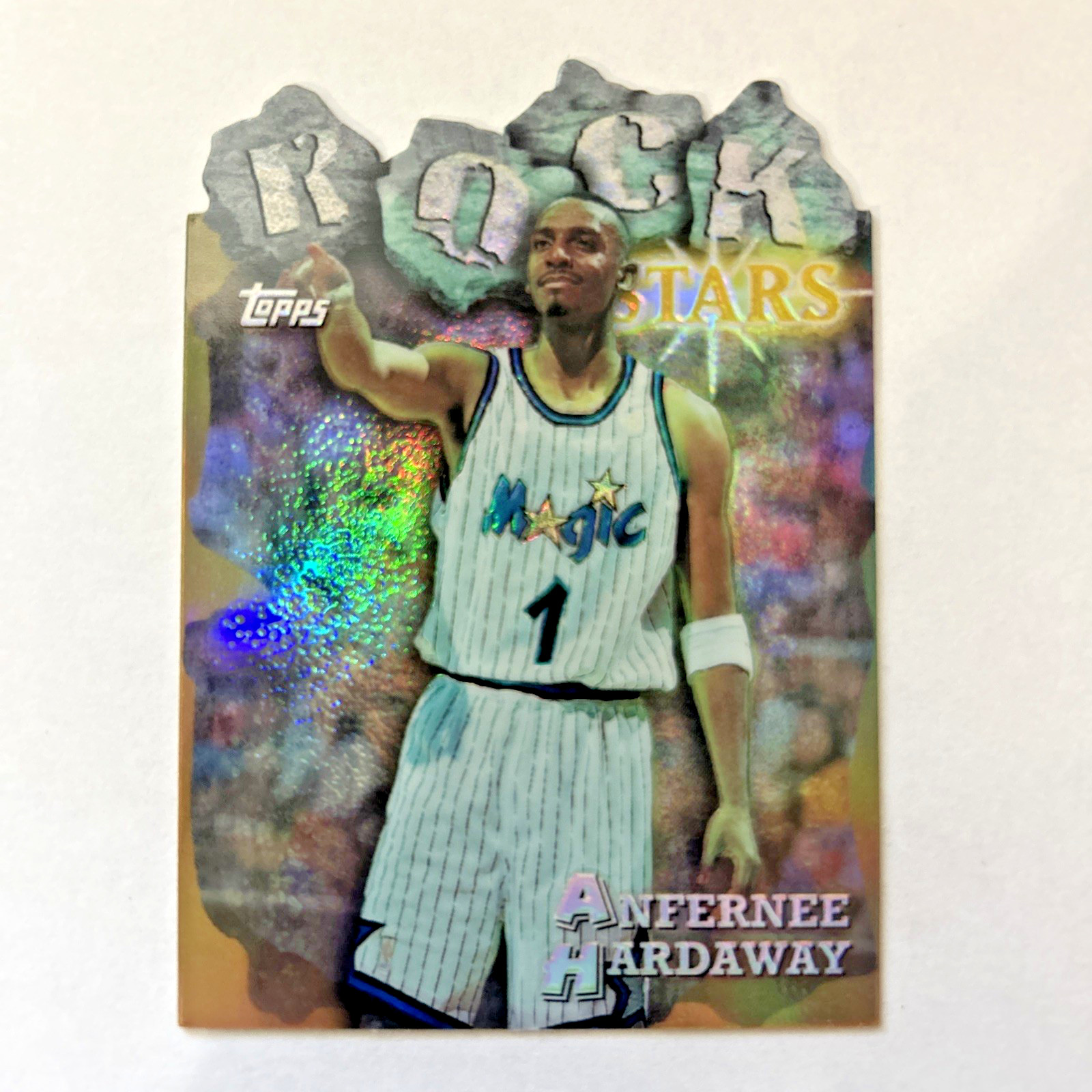 1997-98 Topps – Rock Stars Anfernee Hardaway #RS6 Refractor