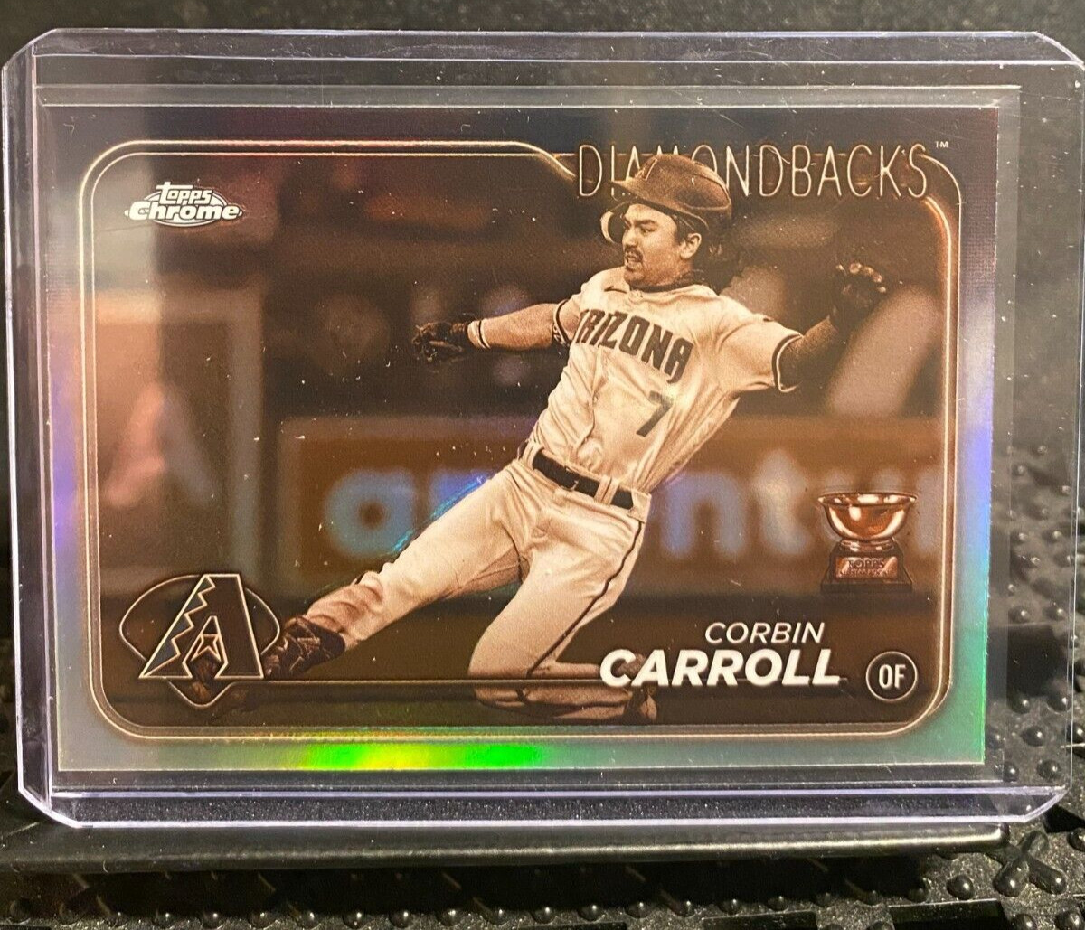 Corbin Carroll 2024 Topps Chrome – Sepia Refractor – #267 – Diamondbacks
