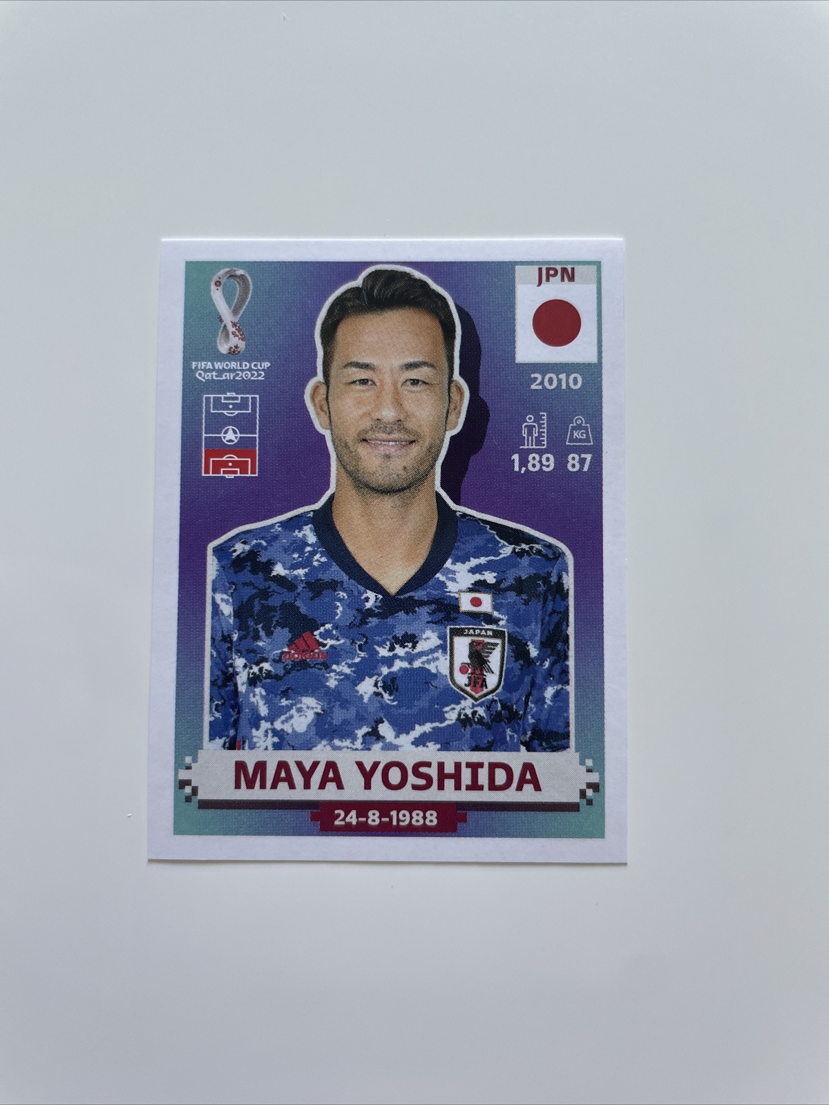 Panini World Cup QATAR 2022 – Stickers #JPN 9- Maya Yoshida