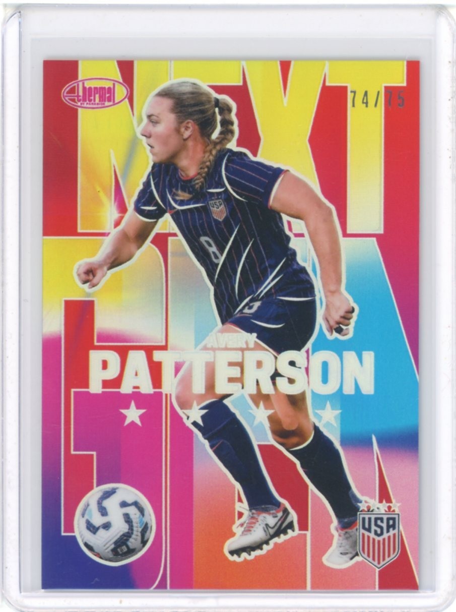 2025 PARKSIDE THERMAL USWNT NEXT GEN RED PARALLEL AVERY PATTERSON 74/75