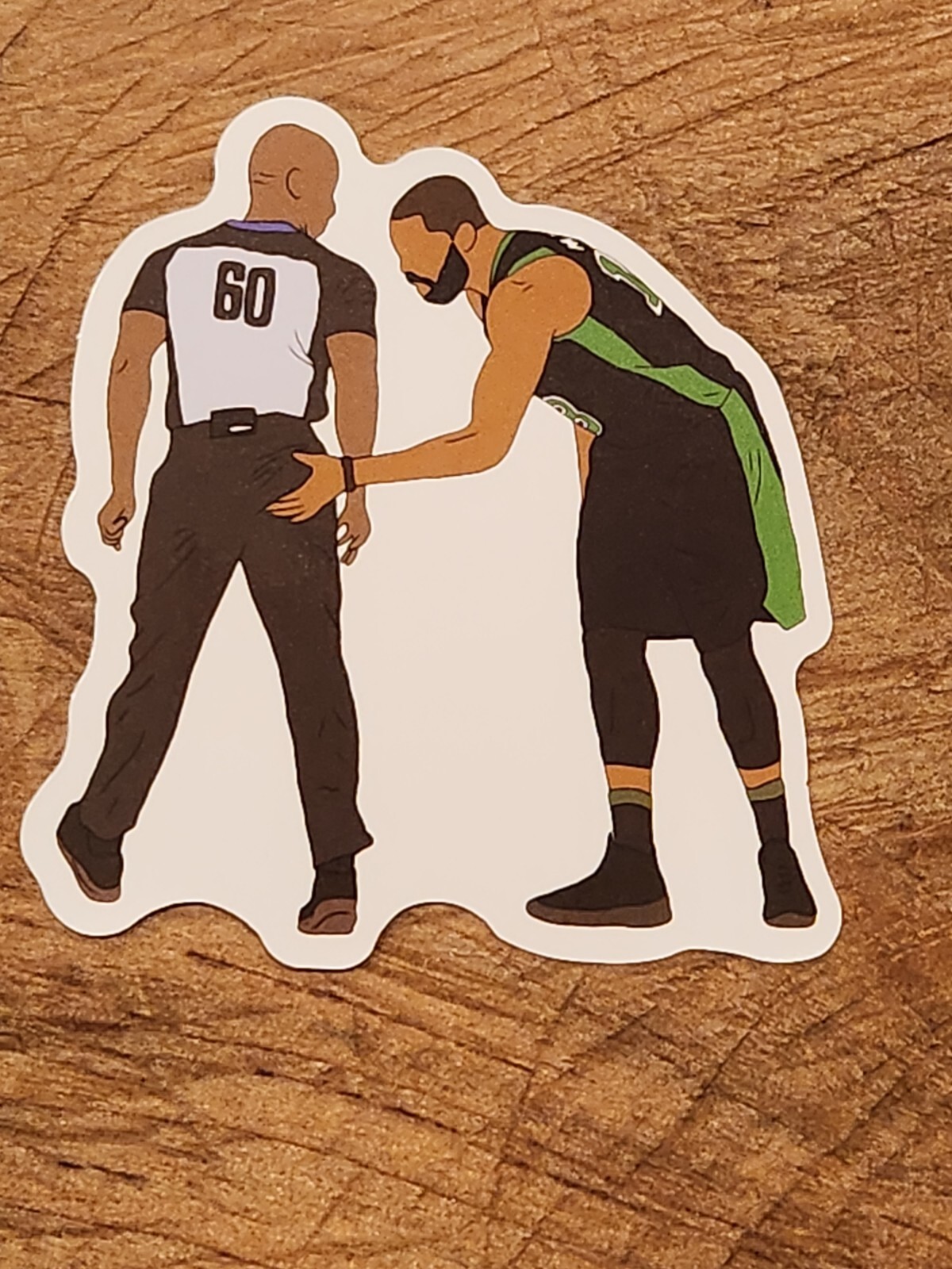 🏀Small NBA FUNNY Sticker REF Butt Grab Sticker Basketball Sticker NBA Sticker