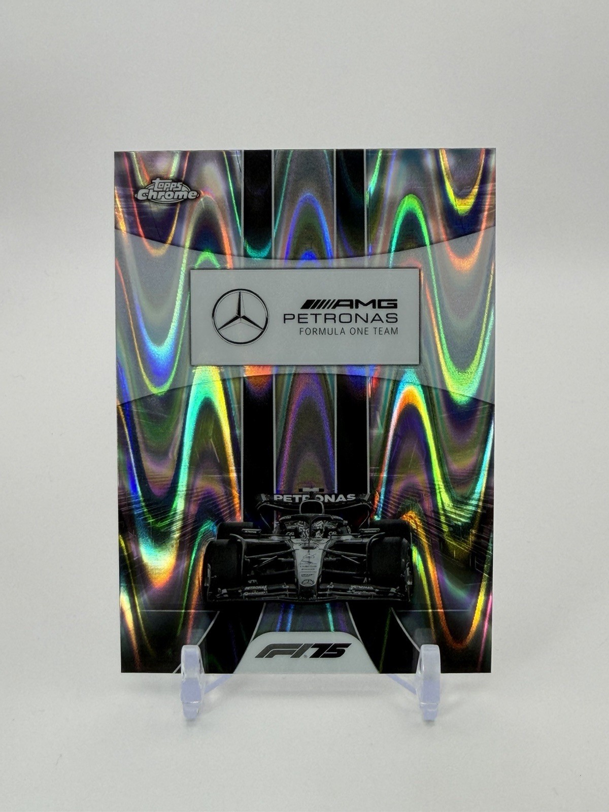 2025 Topps Chrome Formula 1 #177 Mercedes-AMG Petronas Formula One Logo RayWave
