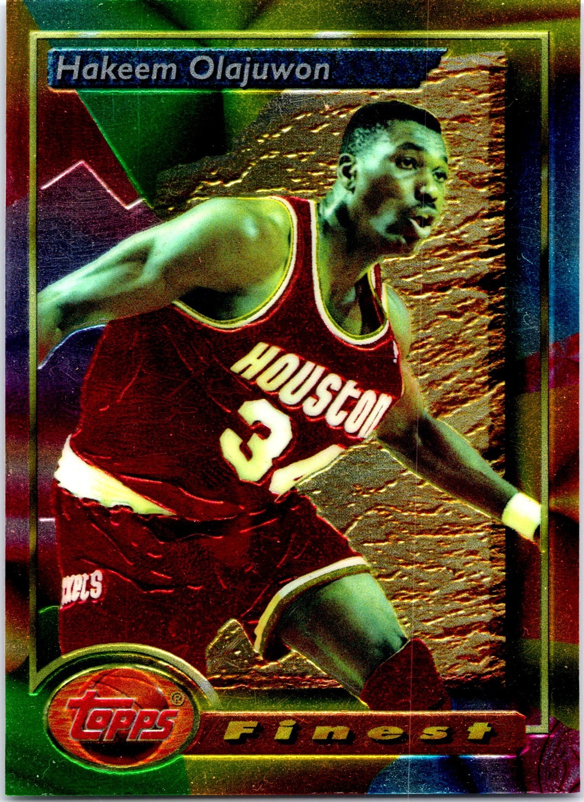 1993-94 Topps Finest – Hakeem Olajuwon #76