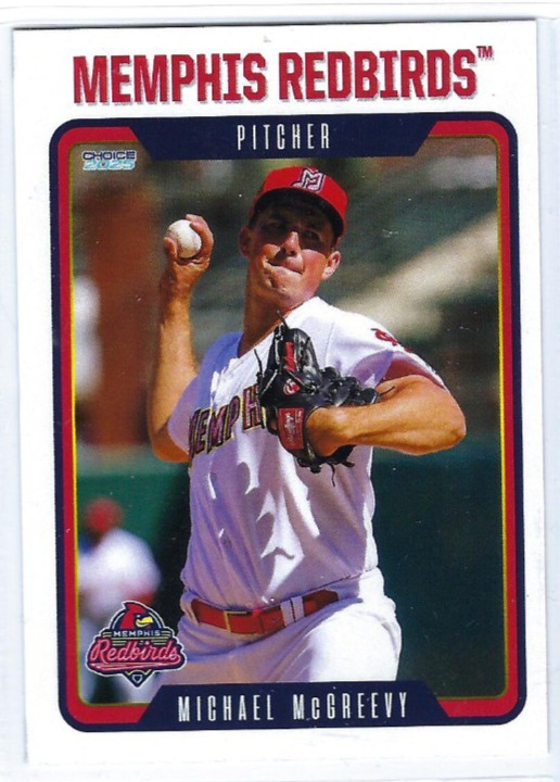 2025 Memphis Redbirds (Triple-A St. Louis Cardinals) Michael McGreevy