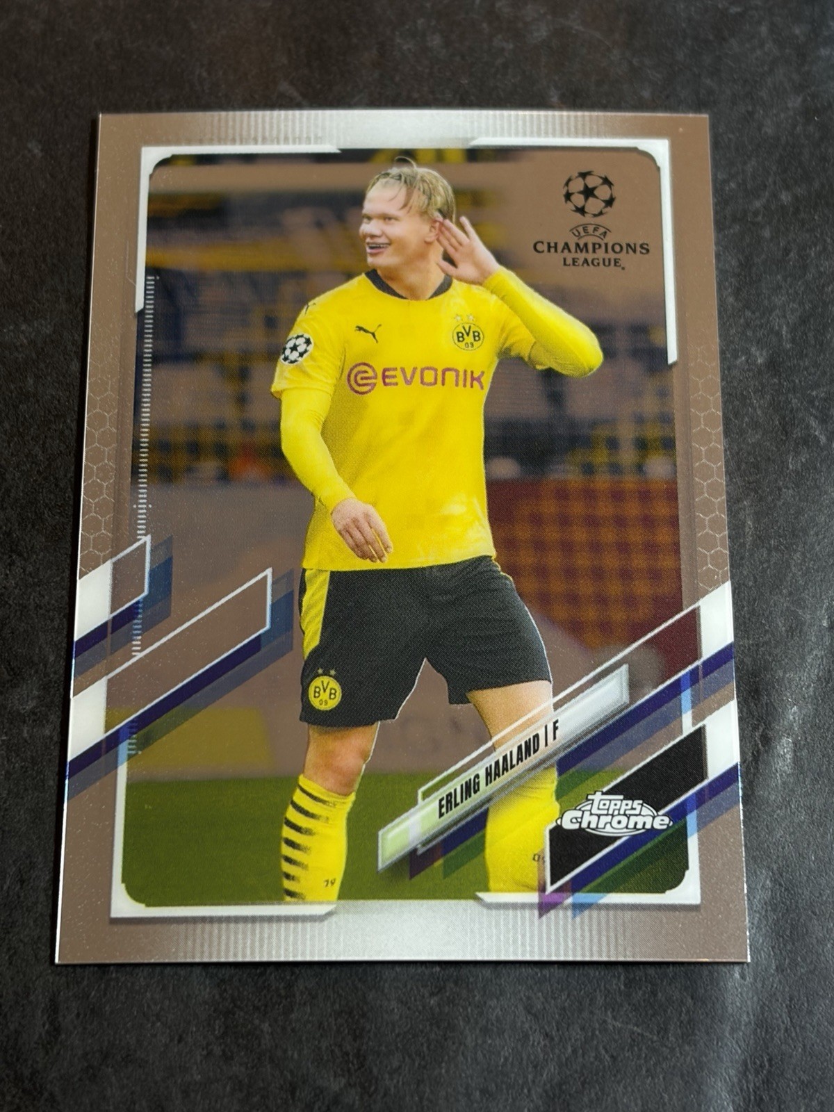 2020-21 Topps Chrome UEFA Erling Haaland #49