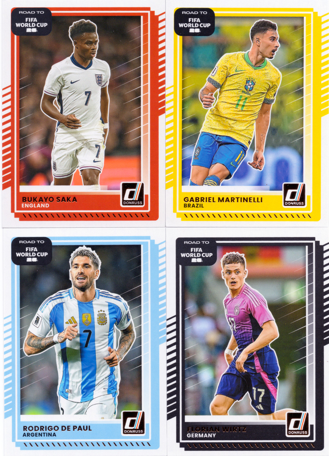 2025-26 Donruss Road to FIFA World Cup #1-250 You Pick 2+ Cards Free Ship Soccer