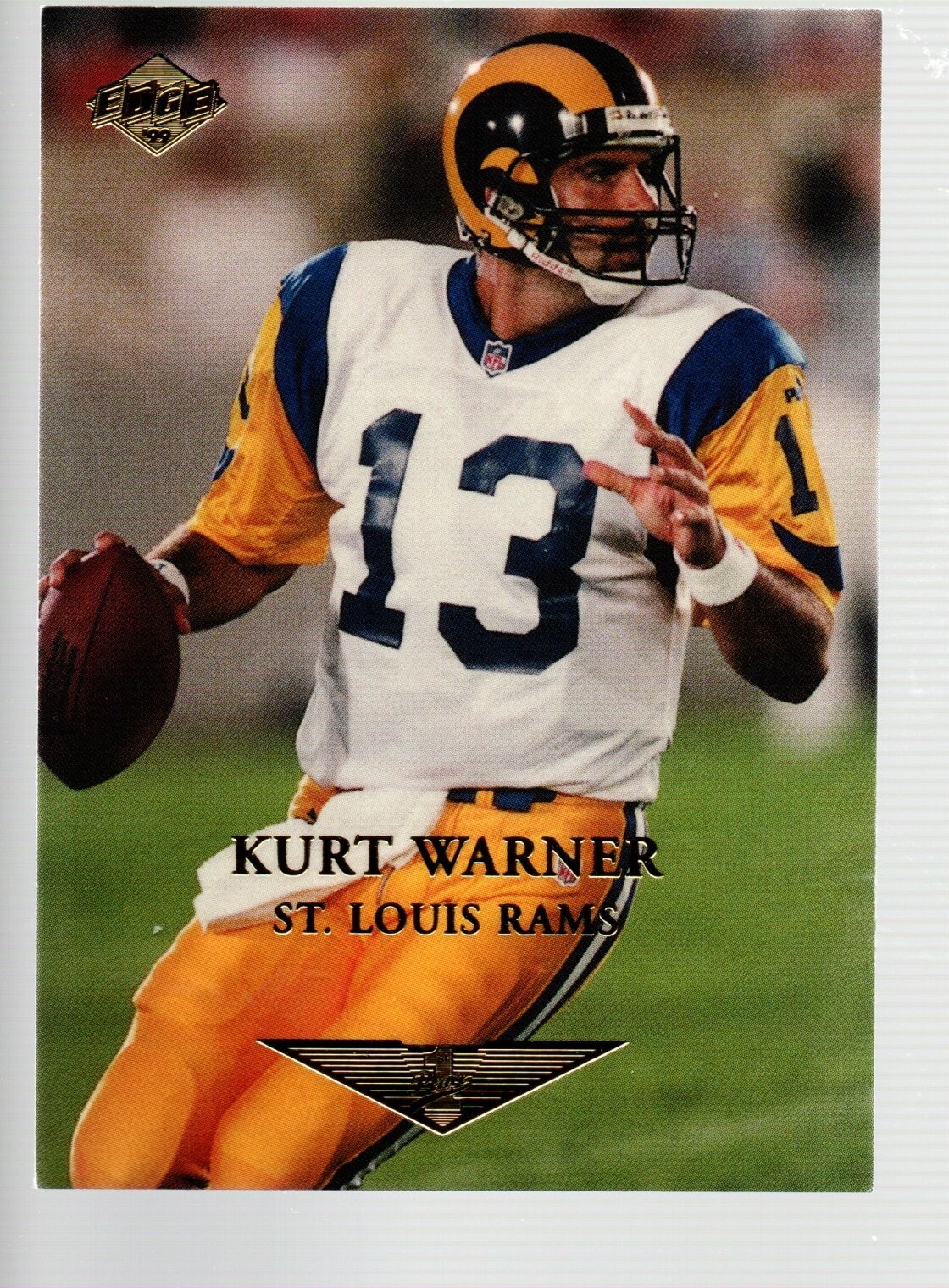 1999 Collector’s Edge First Place #201PS Kurt Warner Promo Silver
