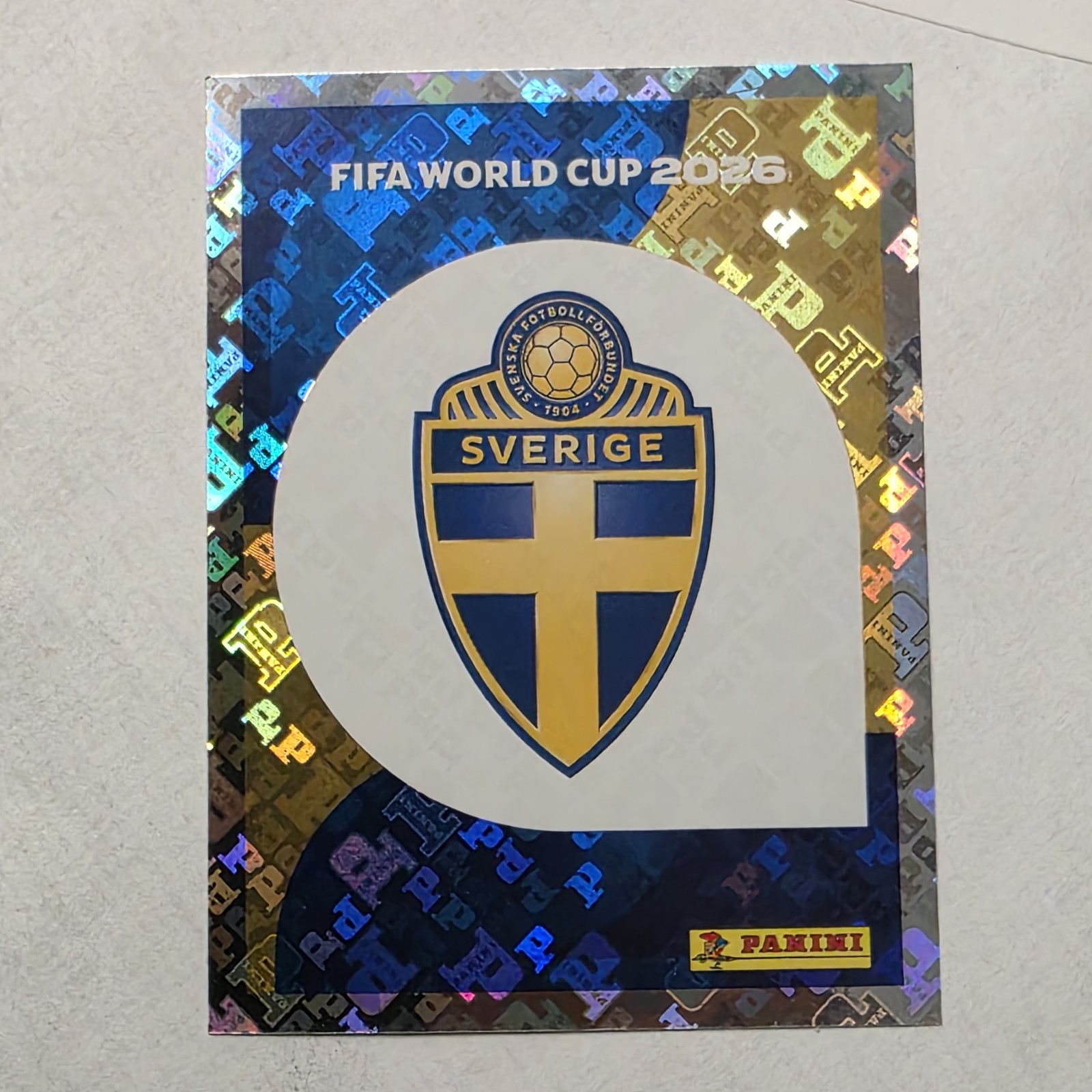 2026 Panini FIFA World Cup Sticker Sweden Team Logo #SWE 1