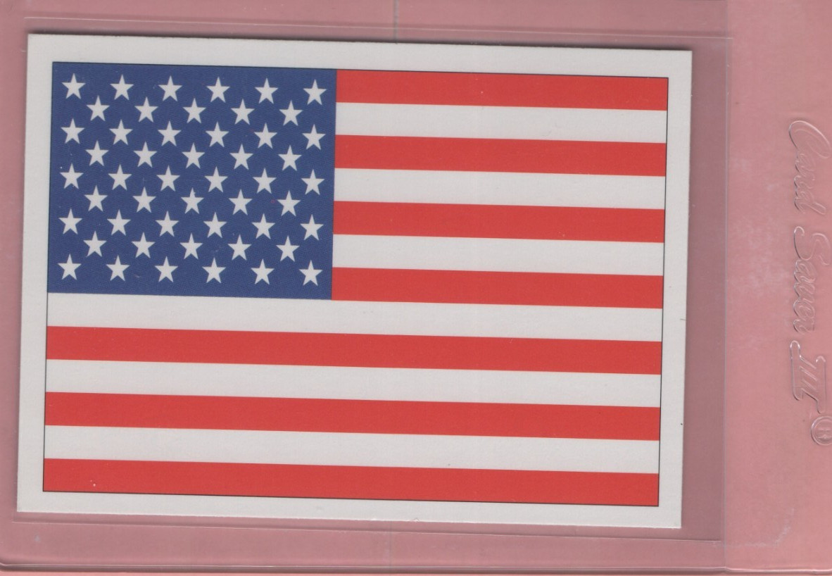 AMERICAN FLAG / Pray For Peace 1991 Score #737 QtyDscTo27% FINAL QUANTITY