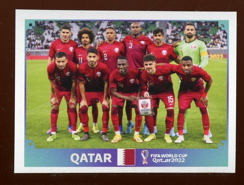 2022 Qatar Fifa World Cup Panini Sticker QATAR TEAM Qatar QAT1