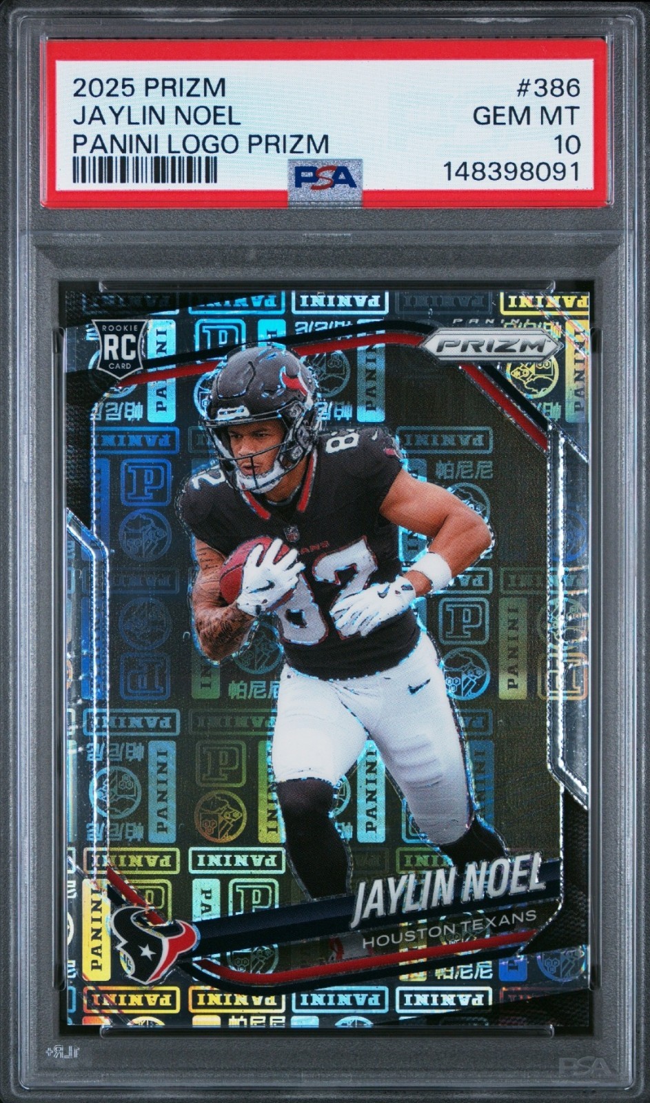 2025 Prizm PSA 10 Jaylin Noel /20 Panini Logo Rookie RC Pop 2