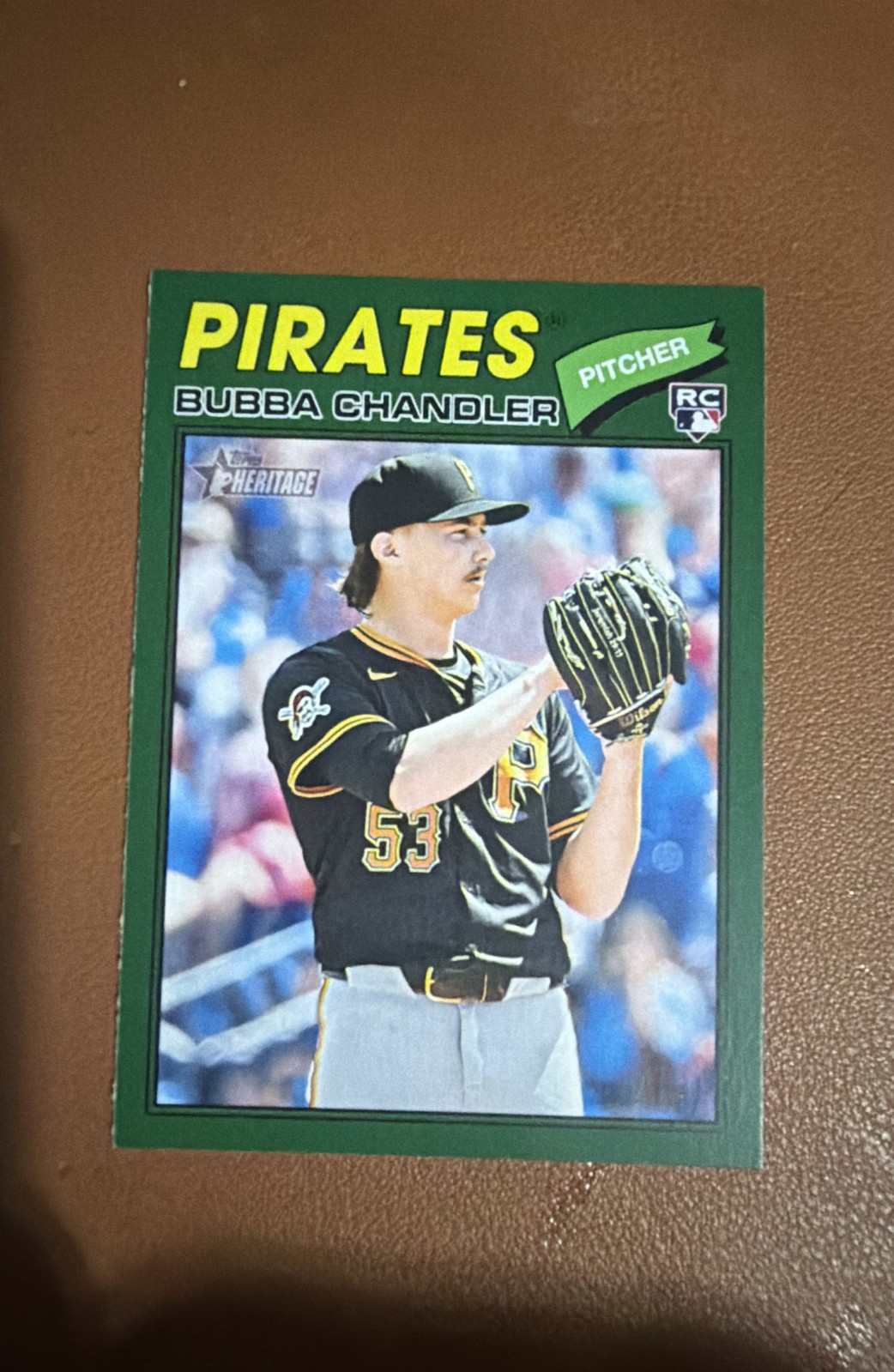 2026 Topps Heritage – Bubba Chandler #265 Dark Green Border (RC)