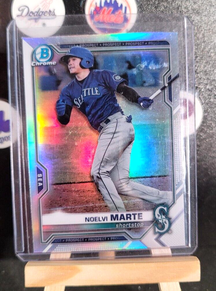 2021 Bowman Draft Chrome Noelvi Marte Refractor #BDC-147