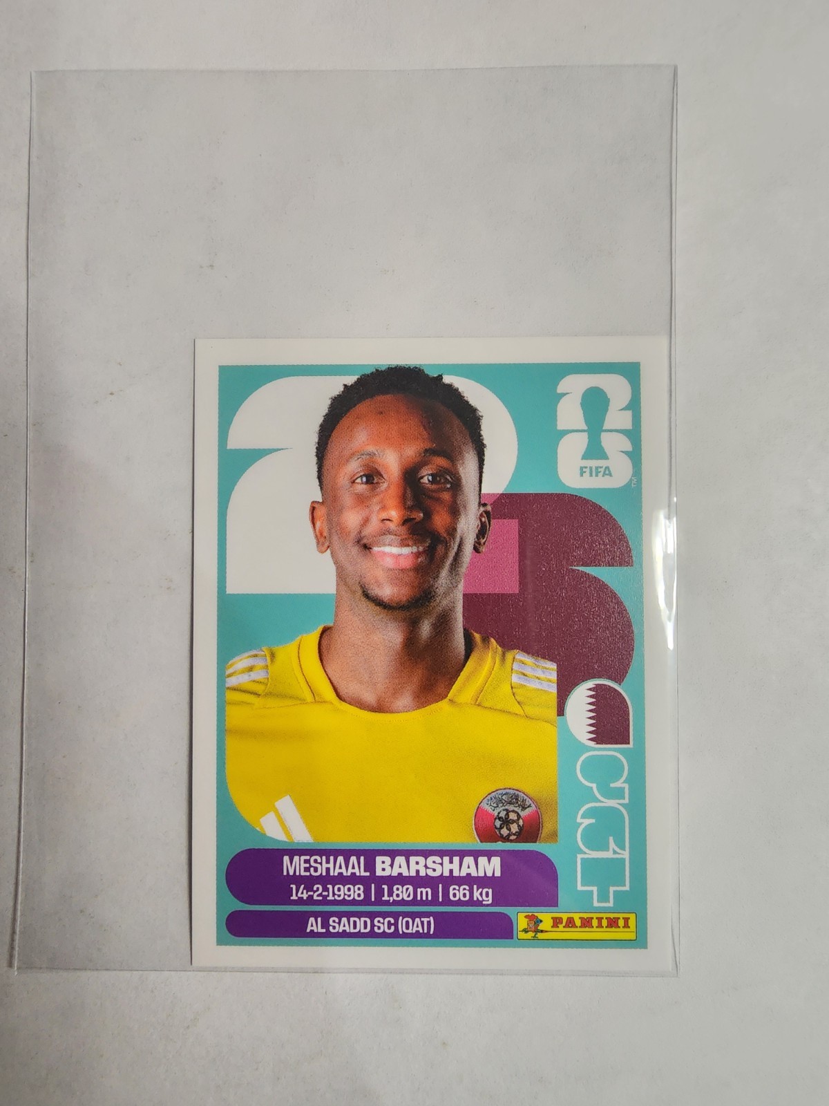 2026 Panini Fifa World Cup 26 – Meshaal Barsham #QAT 2 Sticker Qatar
